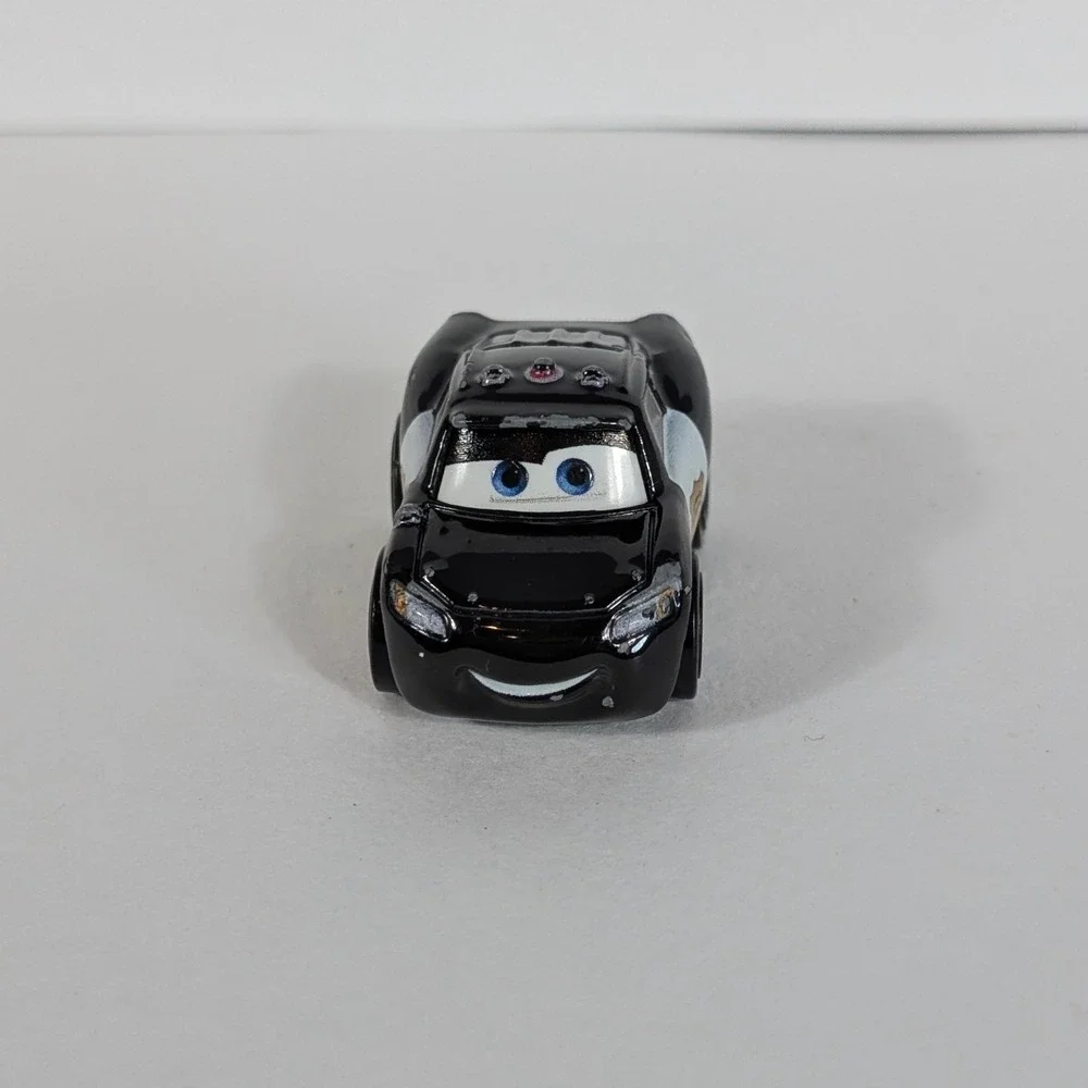 Disney Pixar Cars Mini Racers Police Lightning McQueen Mattel Diecast Black